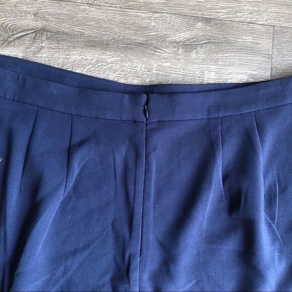ELOQUII A-Line Navy Knee Length Skirt NWT - Picture 8 of 9